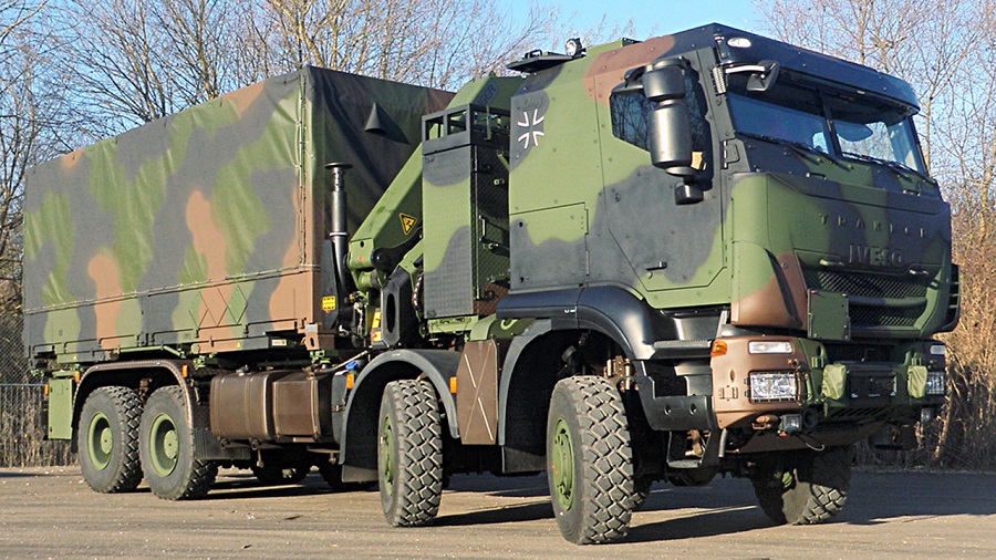 Contribuyente Finito Construir sobre Iveco Defense Vehicles suministrará 1048 camiones militares Trakker a las  fuerzas armadas alemanas. – Galaxia Militar
